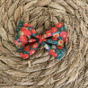Barrette cheveux fille, rose, blanc, vichy, carreaux, été, jolie