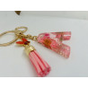 Porte clé lettre en résine