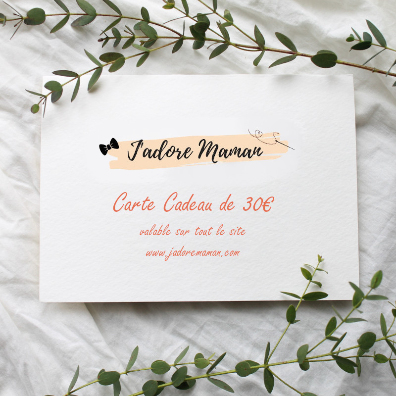 Carte Cadeau de 30 euros Carte Cadeau de 30 euros