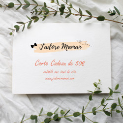 Carte Cadeau de 50 euros
