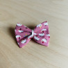Barrette cheveux fille rose, poule,animaux,cocotte,poulette,printemps,été,